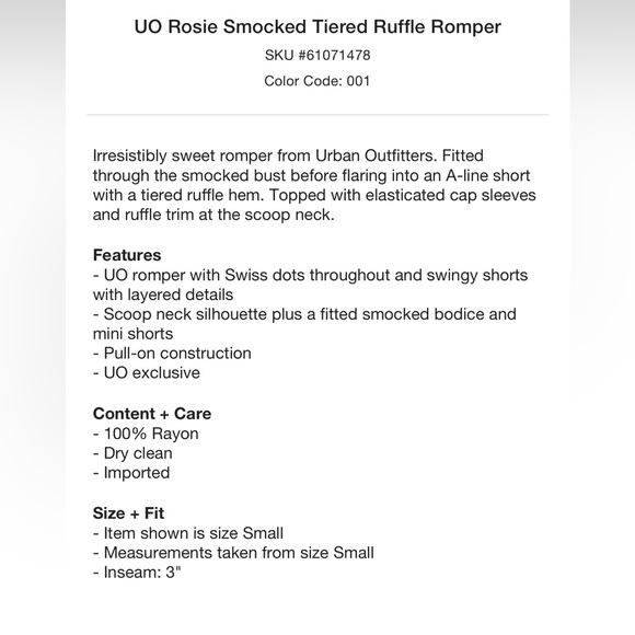 Ruffle romper - Picture 4 of 4